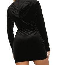 Load image into Gallery viewer, ZIP UP SWEATER DRESS
