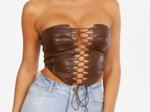 BUSTIER TOP